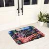Waterproof Outdoor Indoor Entrance Mat Floor Rug Trendy Graphic Design Welcome Doormat for House Apartment Decoration