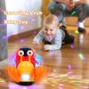 Children Electronic Toy Crawling Crab Walking Dancing Pets Robo Hermit Crab Snail Glowing With Music Light Baby Toddler Toy Gift