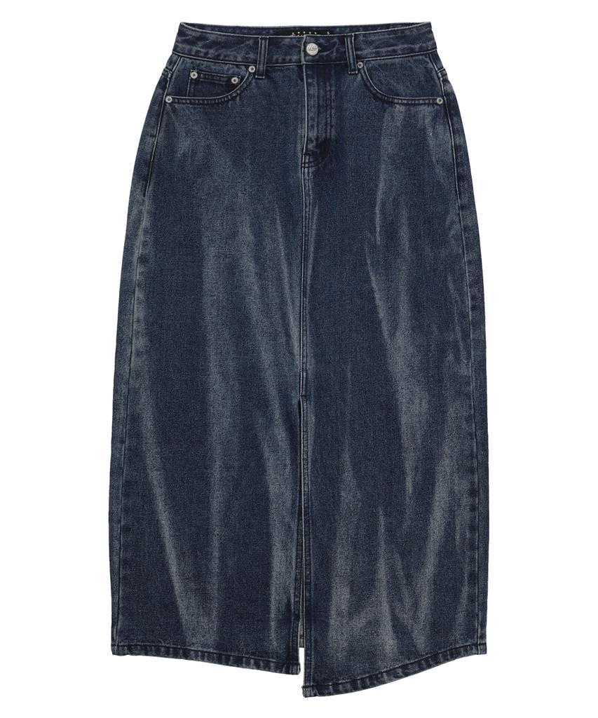 Field Walker Point Brush Long Skirt [Blue]