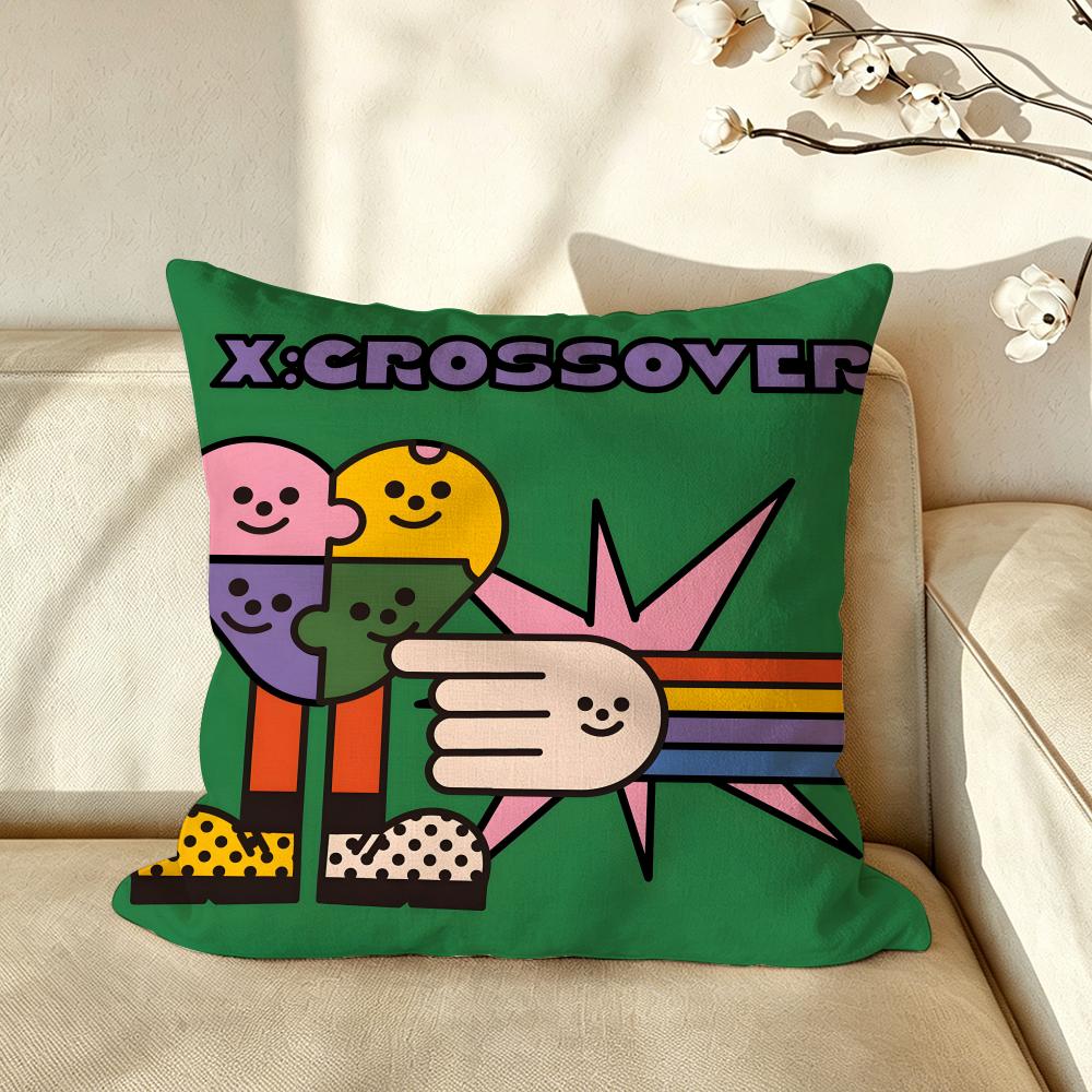 Art BBALI MMENG Cushion Cover Pillow Case Antidustmite Pillowcase Silky Short Plush Sofa Cushion Cover hot