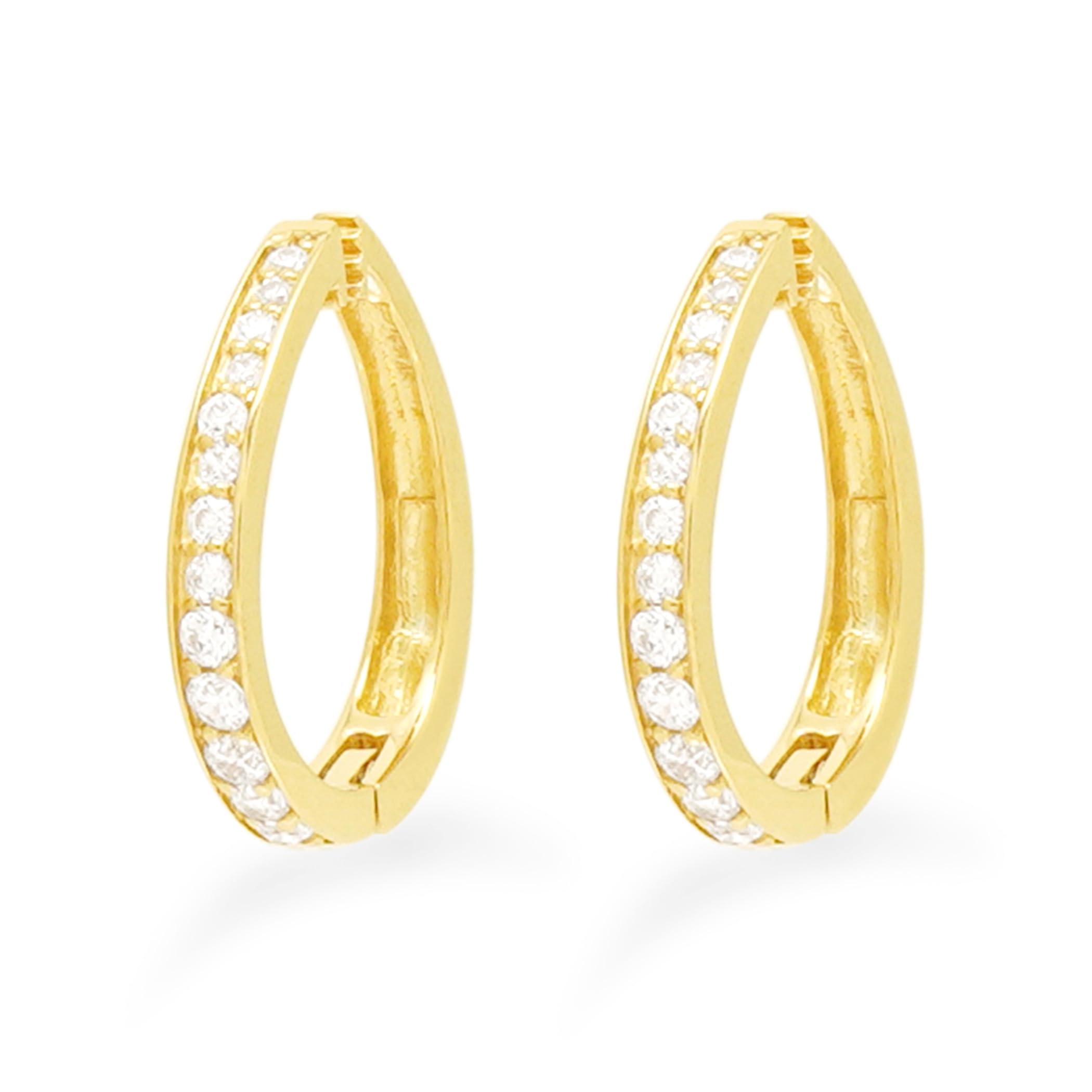 

ESTELLE [Official] Women s Silver Earrings with Yellow Gold Plated Cubic Zirconia (Product Code: 0776-0068-0000-0000)