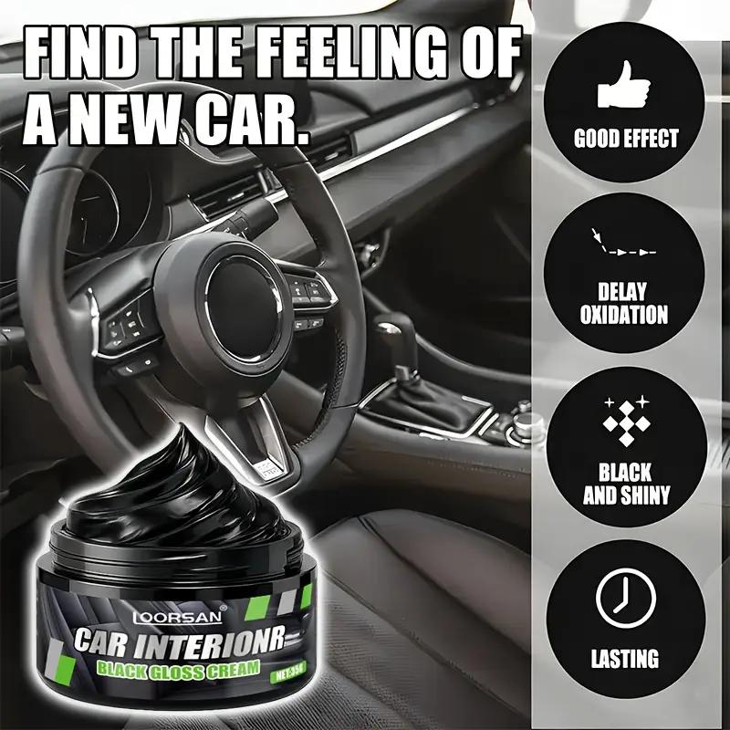 Multi Functional Car Interior Renovation Cream - Restore Gloss - Repair Scratches - Suitable for All Car Models - Long-lasting
