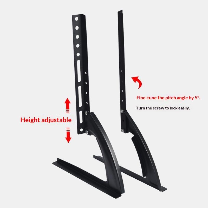 Adjustable Tv Stand Mount, Universal Tv Stand Bracket For 14 To 45/32 To 75In Monitor Flat Screen Tvs, Tv Legs, Holds Up To 30Kg