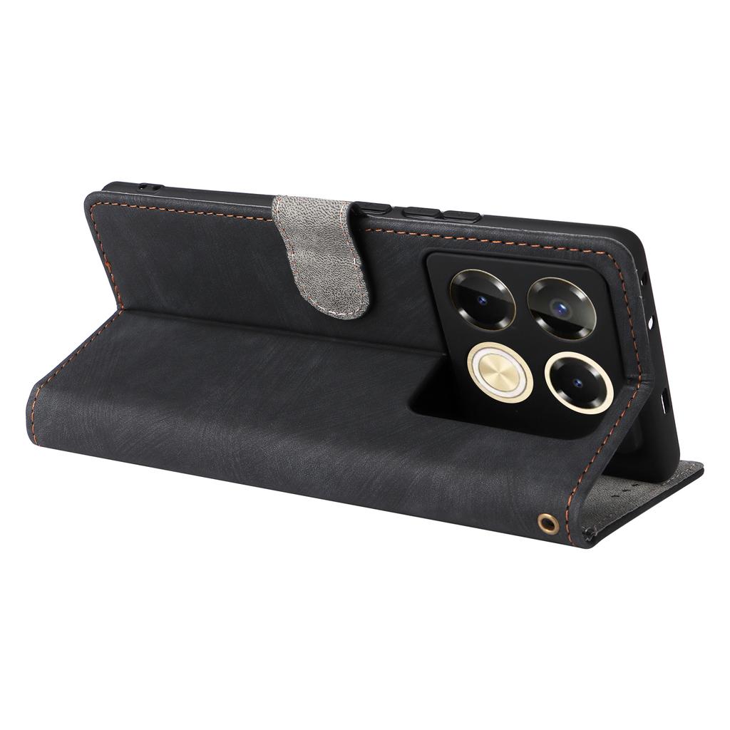 For Infinix Note 40 Pro 4G X6850 Wallet Case RFID Blocking Stand PU Leather Phone Cover