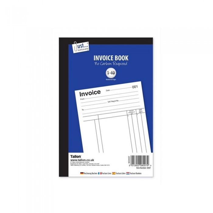 Just Stationery Carbonless Copy Paper Invoice Book