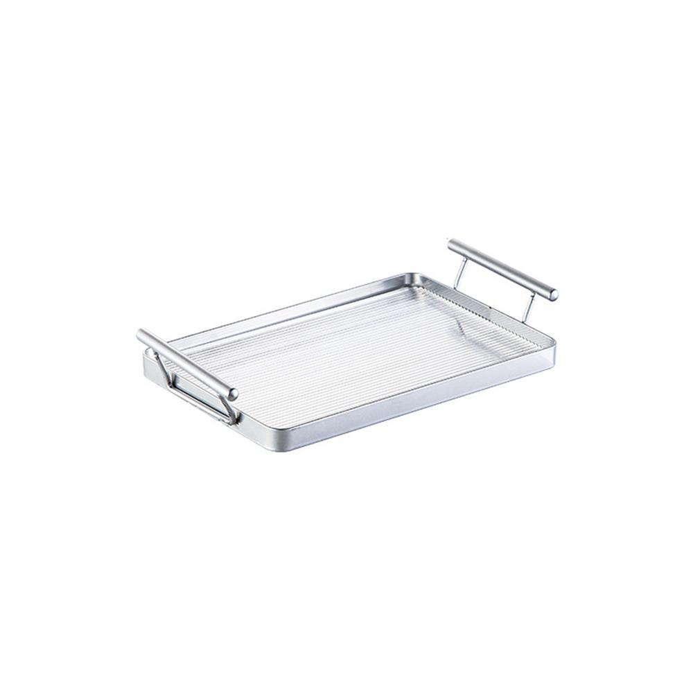 Thicken Acrylic Serving Tray Leak-proof Kitchen Countertop Organizer Clear Serving Platters  Party