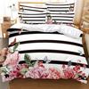 Colorful Butterfly Down Comforter Set Bedding Set 3-piece Duvet Cover Set