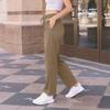 Women's Wide Leg Track Pants Fleece Lined Loose Straight Casual Pants  Sports Jogger Pants With Pockets