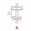 Transparent Acrylic Round Cake Stand for Desserts, Cupcake Rack, Pastry Candy Display Stand for Wedding, Event, Birthday Party