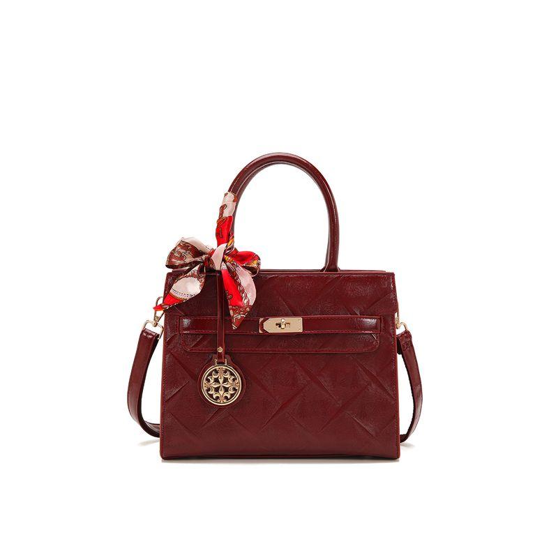 

Red Bag Wedding Bag Women High Sense Retro Elegant Mother-in-Law Wedding Bag Middle-Aged Mom Handbag Messenger Bag