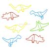 10 Stück Bunte Tier Dinosaurier Büroklammer Lesezeichen Kreativ Niedlich Plastik Cartoon Nadel Geschenk
