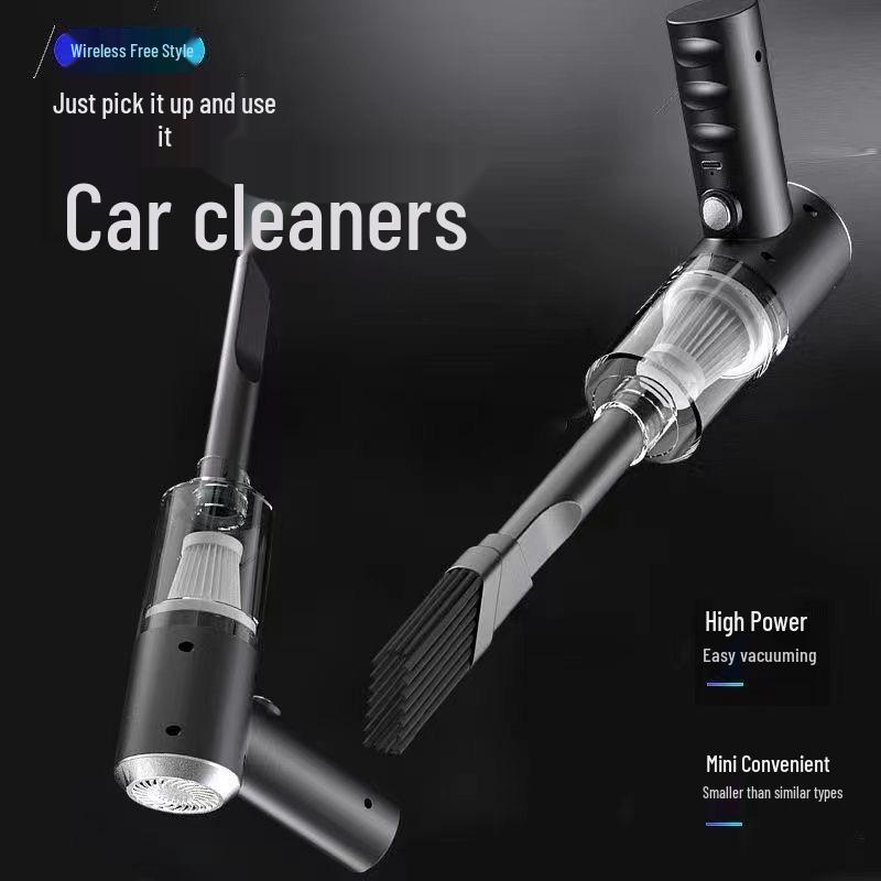 Wireless Rechargeable Handheld Car Vacuum Cleaner - Powerful for Home, Sofa, and Desktop