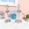 Fisherman Balance Art Figurine Swinging Kinetic Ornament Metal Balance Fisherman Sculpture for Home And Workplace Decor