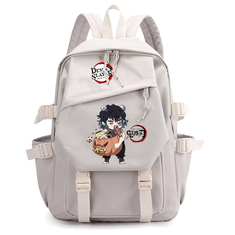 Ghost Extermination Surrounding Animation Schoolbag Trend Primary And Secondary School Students Leisure Backpack College Meal Bag Pencil Bag Set