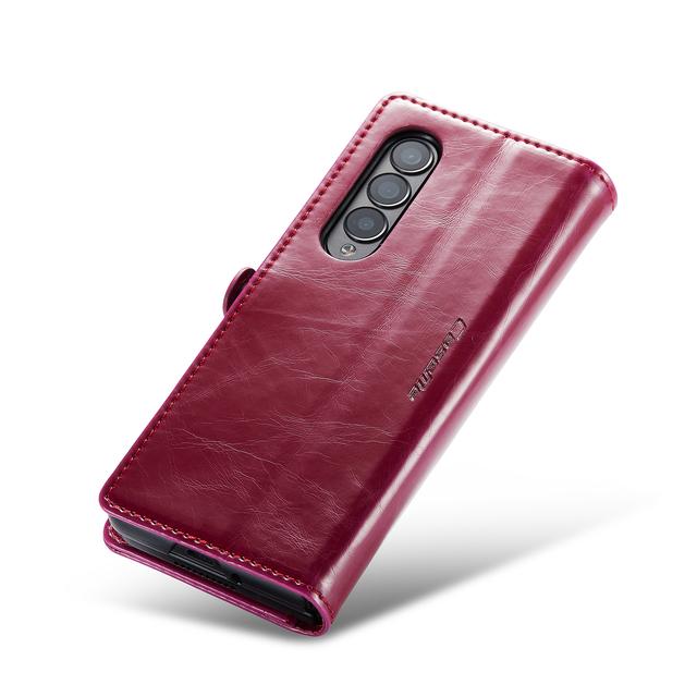 Anti -Slip Comfortable Leather Wallet Case For Samsung Galaxy Z Fold 4 Fold4 5g Fold3 Fold 3 Shockproof Phone Accessories Cover