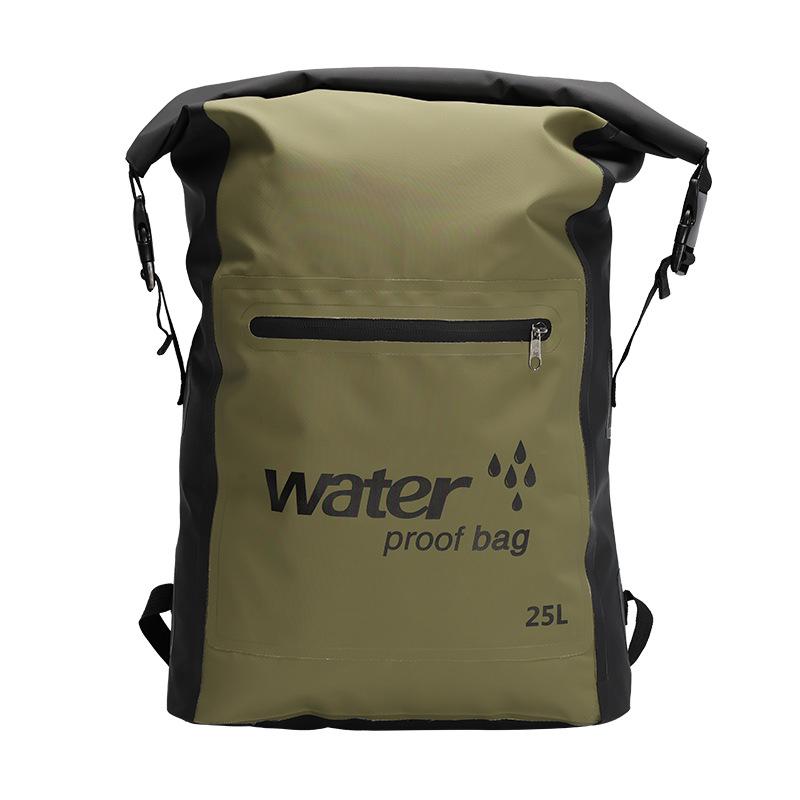 Sac étanche d'extérieur pour plage et natation - Sac à dos seau de rafting en PVC