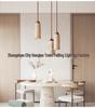 Nordic Wabi-Sabi Yellow Cave Stone Pendant for Restaurant or Bedroom Lighting