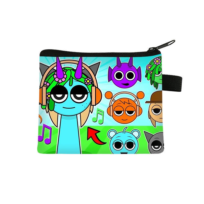 

Плюшевый детский кошелек для монет Rhythm Box Sprunki - Мини-сумка большой вместимости