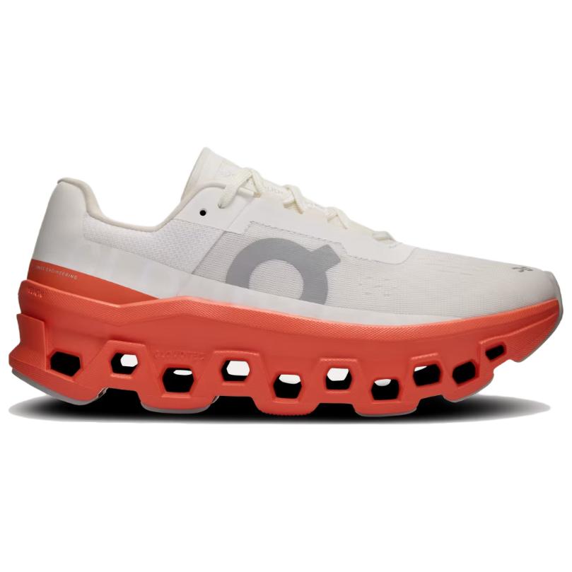 Scarpe da Ginnastica da Donna On Running CloudmOnster Bianco/Fiamma 61-97724