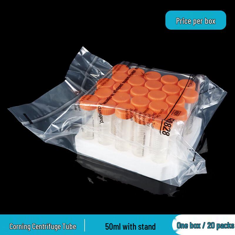 Rongyu 50ml Graduated Centrifuge Tubes with Rack