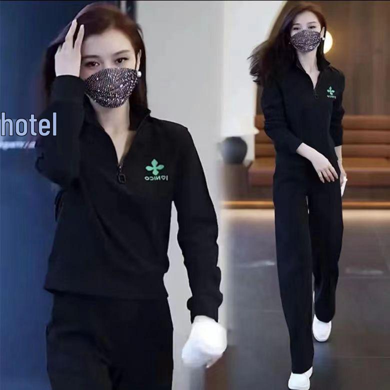 

Women s Fashionable Loose Casual Two-Piece Sportswear Set - Spring/Autumn 2025 Collection XL (110-130 jin) помаранчевий