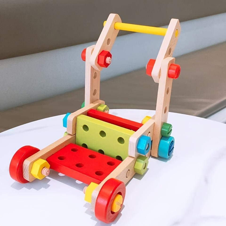 Children's Wooden Building Block Assembly Toy Set Christmas Birthday Gift
