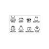 PVC Wardrobe Clothing Label Decal Sort Wall Decals Stickers Tag Clothes Classification Labels Bedroom Art Sticker