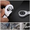 8-14/13-19/18-32mm Universal Adjustable Wrench Double-End 72-Tooth Ratchet Hook Large Opening Spanner Pipe Plumbing Repair Tool