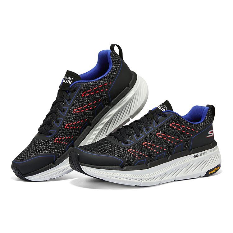 Skechers Comfortable Low-Top Running Shoes Men Sneaker Charcoal-Black 220825-CCBK