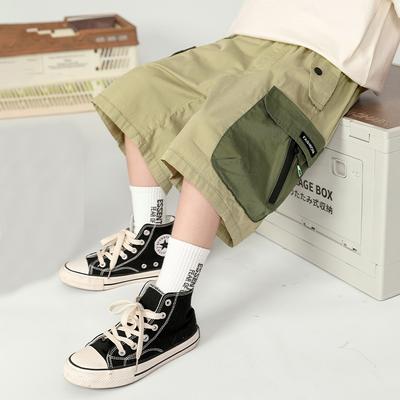 Children's Clothing, Boys' Overalls, Shorts, Summer Thin Section, Boys' Pants, Summer Clothes, Children's Five-point Pants, Big Children's Pants
