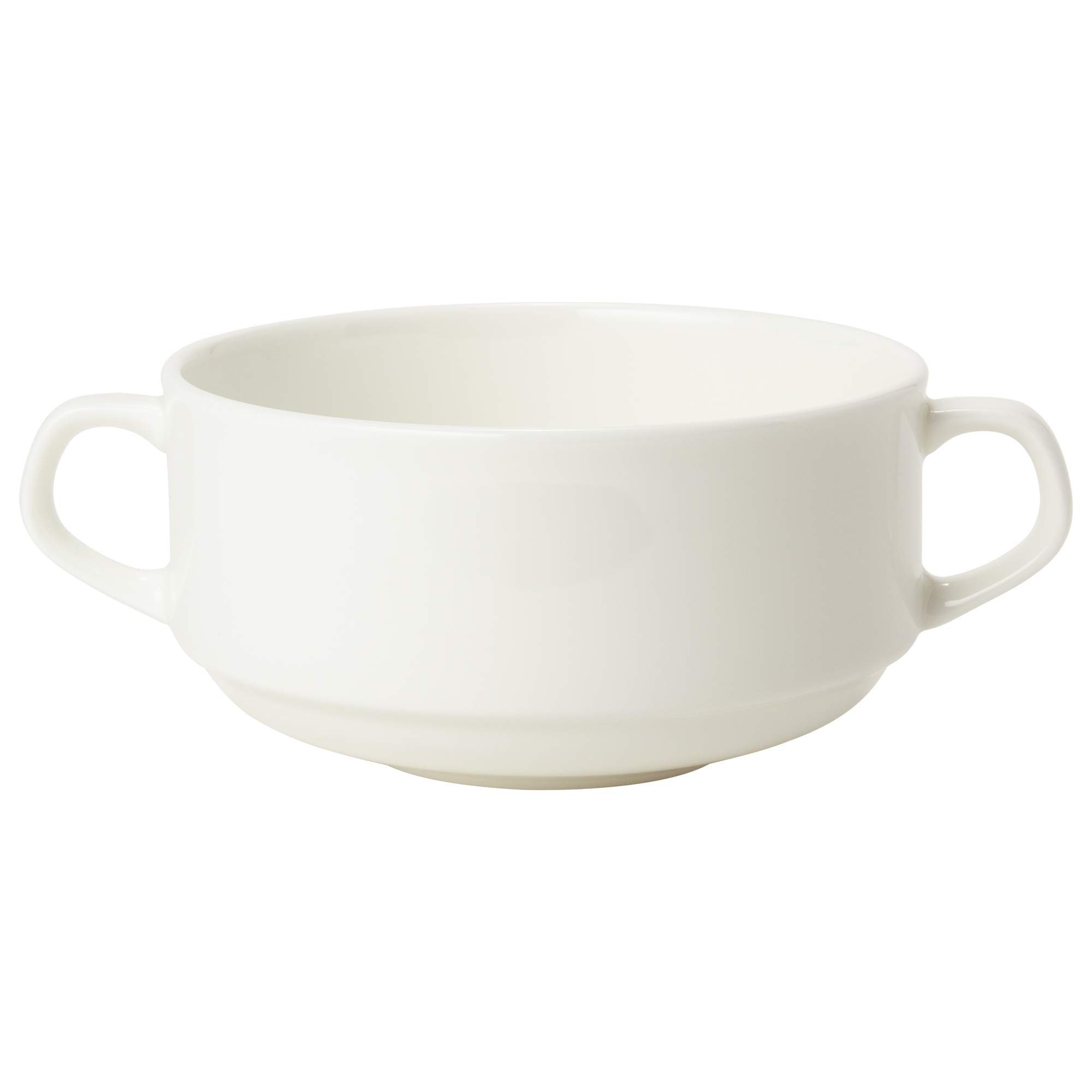 

Чашка с блюдцем NARUMI Plus Ceram White, 310 мл, Штабелируемая, Бульонная, Сделано в Японии, 9795-2390