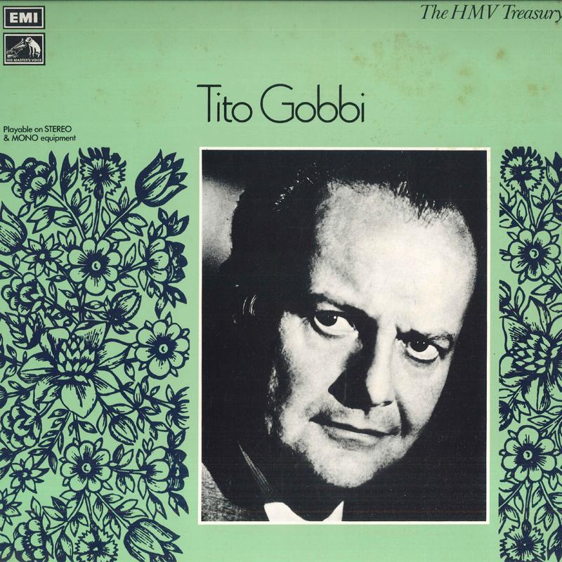 

LP Record TITO GOBBI - Tito Gobbi HLM7018 HIS MASTERS VOI UK Classical Used