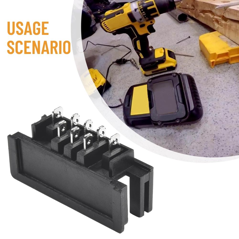 2pcs Connector Terminal Adapter Battery Charger Tool