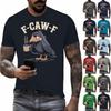 Funny F Caw F Chicken Rooster Cawing F-Caw-F Saying Pun T-Shirt
