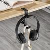 Gaming Headset Support Aluminum Alloy Hang Headphones Cradle Adjustable Headset Support Under Desk Headset Rack Holder Bracket