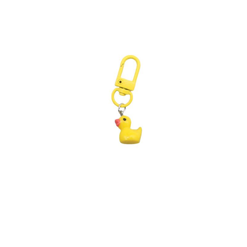Colorful Cartoon Keychain: Cute Couple Pendant, Ins Style Backpack Ornament