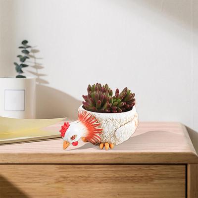 Tierischer Blumentopf Dekorative Pflanze Kreatives Geschenk, Mehrzweck, Gartenbehälter, Harz