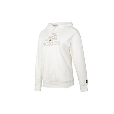 CNY Gfx Hoodie With Cartoon Rabbit Print Women Hoodie White HZ2994