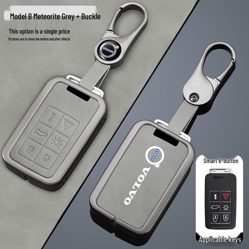 Volvo XC60/S60/V90/V60/S40/S80 Key Cover - Zinc Alloy Shell