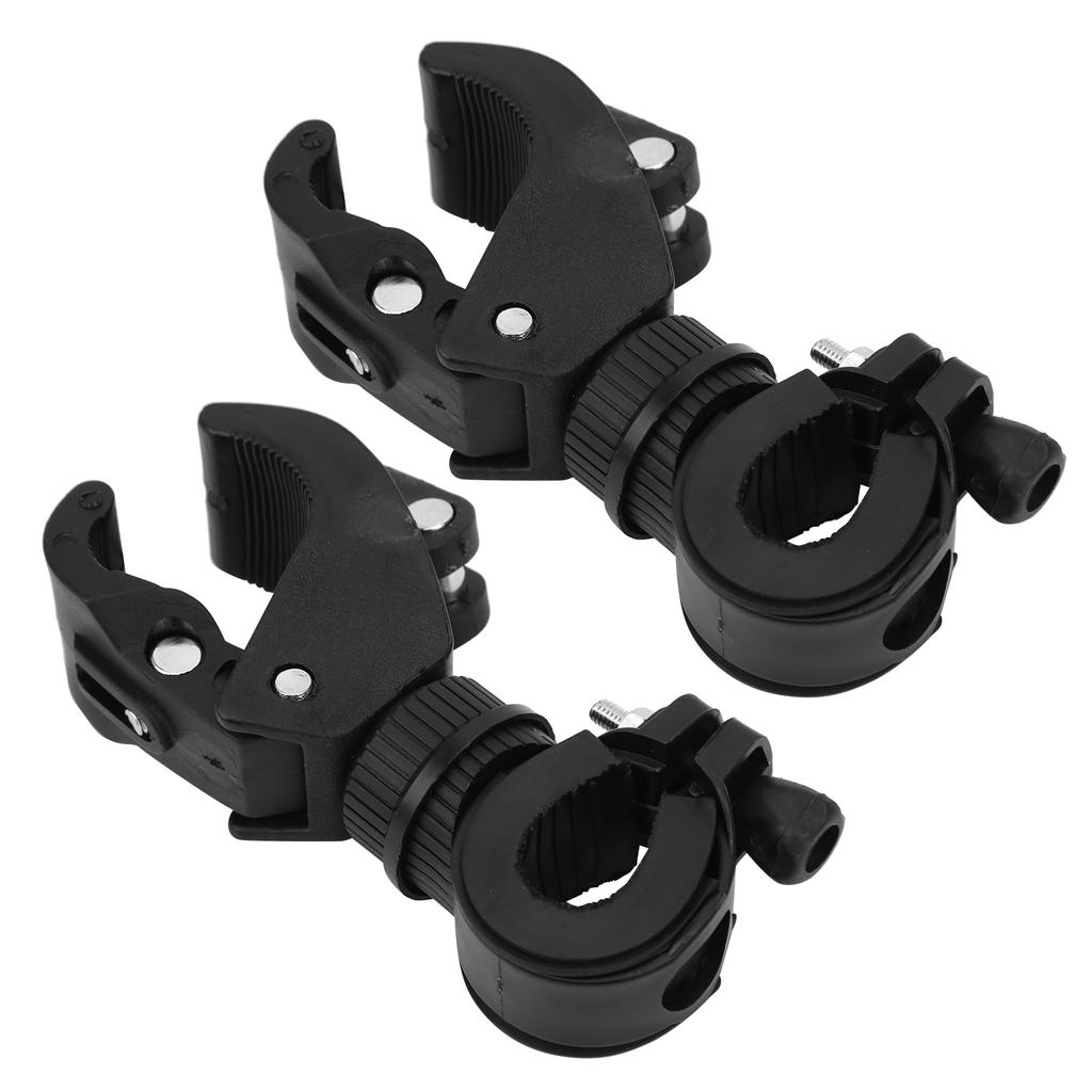 2Pcs Bike Light Mount Holder 360 Degree Rotatable Bicycle Flashlight Bracket Cycle Equipment