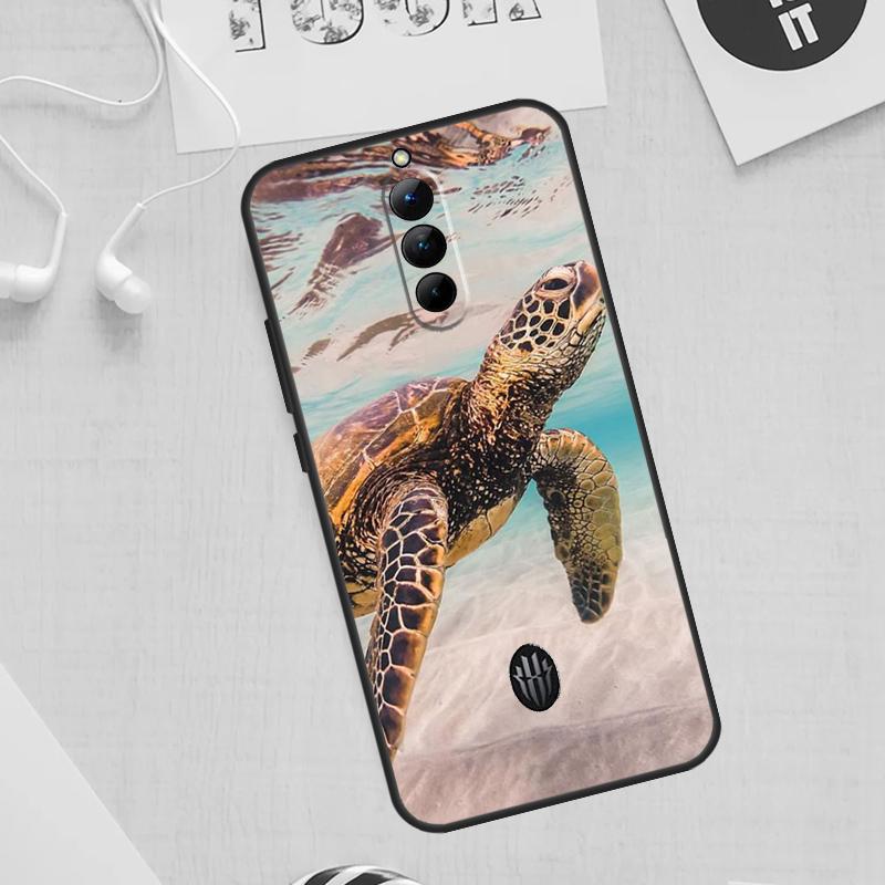 

warming green turtles Case For ZTE Nubia Red Magic 10S 8S 9S 8 9 11 Pro Plus 6 7 6S 7S 6R For RedMagic 10 Air Cover Red Magic 6R