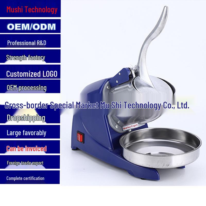 Portable Ice Maker & Electric Ice Crusher with Tray for Coffee Shops