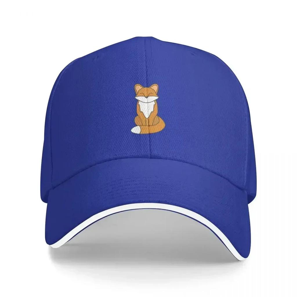 Casquette Mignonne Renard Assis Mode Décontractée Casquettes de Baseball Chapeau Réglable Hip Hop Été Unisexe Casquettes de Baseball Personnalisable Polychrome