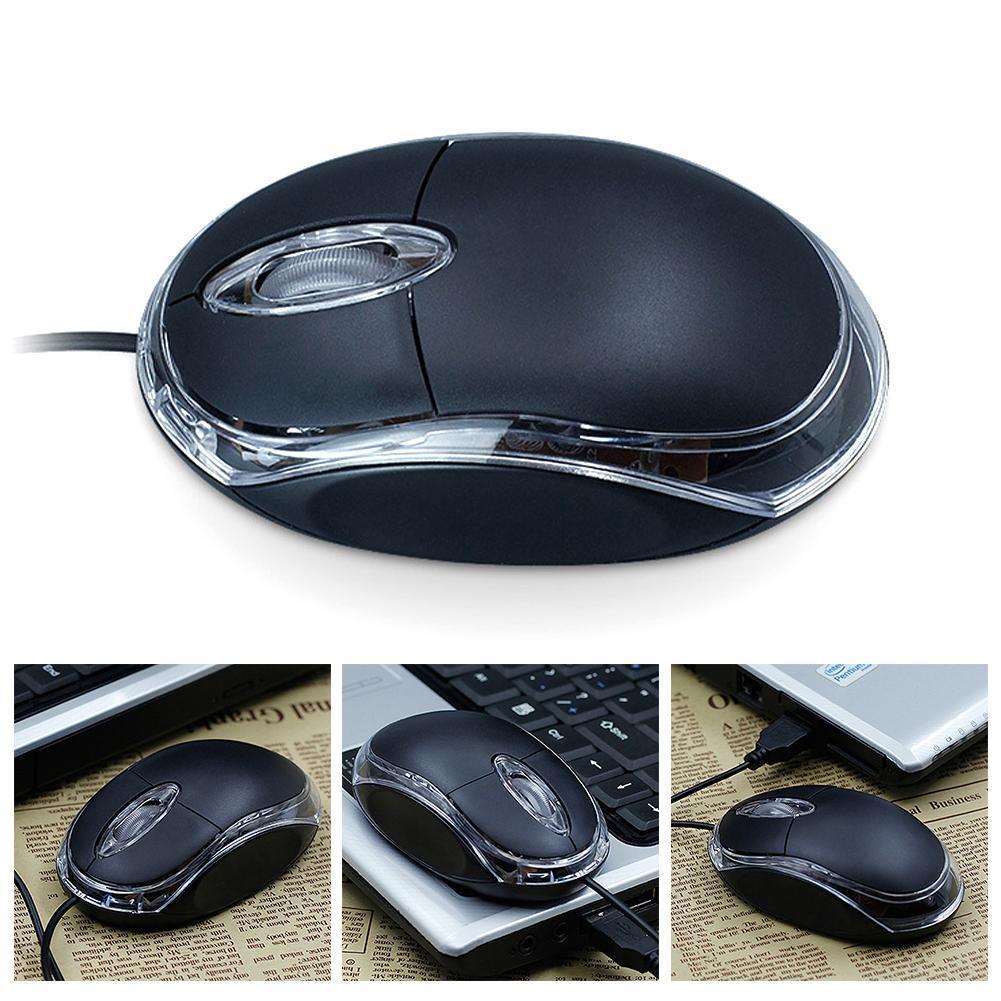 1Pcs Wired USB Optical 3-Button Mouse Computer Easy For Home Laptop Mouse Pc 2020 Use Computer Notebook Mice Office Accesso V6M3