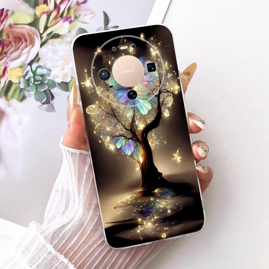 For Huawei Mate 80 5G Case VYG-AL00 Stylish Butterfly Painted Cover Soft Slim Phone Case For Huawei Mate 80 Pro Mate80 5G Fundas