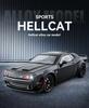 1/24 Dodge Challenger Hellcat Redeye Alloy Metal Diecast Car Model Sound and Light Outdoor Collections Trendy Toys Ornaments Boy