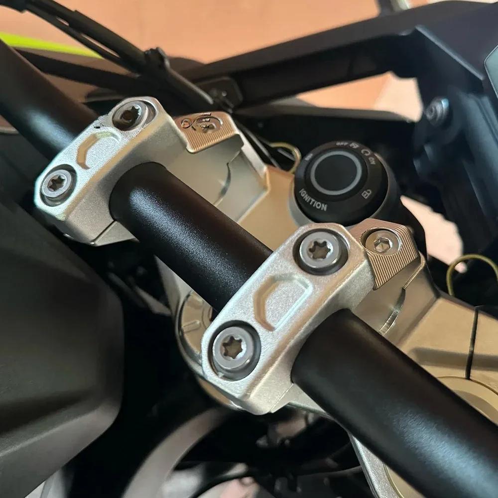 Motorcycle Accessories Silver Handlebar Riser Bar Mount Handle Clamp for Voge 900 DSX DSX900 DS900X DS 900