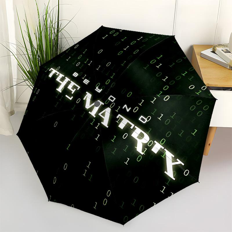 

1pc Beyond The Matrix Umbrella - Automatic Open Compact Travel Umbrella with 75-Rib Durable Frame yy251021118