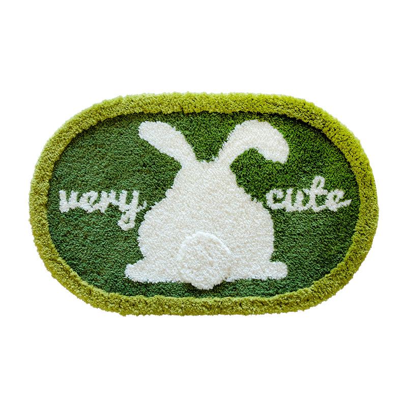 Cartoon Bathroom Carpet Absorbent Soft Floor Mat, Bedroom Bedside Decorative Floor Mat