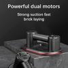 High Capacity 4000mAh Battery Suction Cup Lifter 660lbs Strength 10Inch Base Smooth Materials Handling
